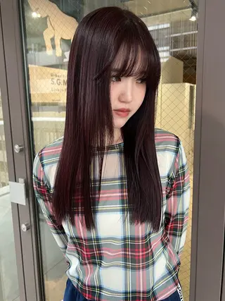 ロング カラー SIKI ゆうのヘアスタイル