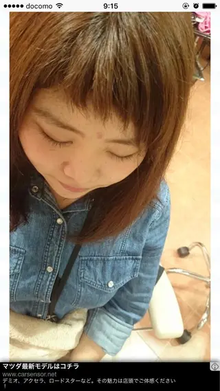 bia所属・高橋 里那のヘアスタイル