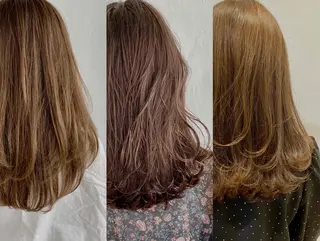 ミディアム カラー 前田 裕介のヘアスタイル