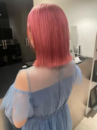 ミディアム カラー riria/ボブ /透明感カラー🎀のヘアスタイル