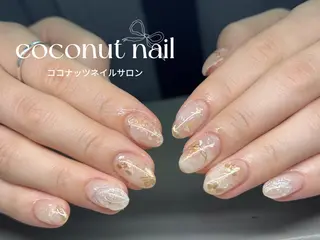 ネイル 神田 ココナッツのネイルデザイン