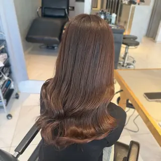 セミロング 艶カラー /kokona🤍のヘアスタイル