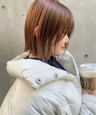 ショート カラー GIEN NU茶屋町+所属・荒金 昴のヘアスタイル