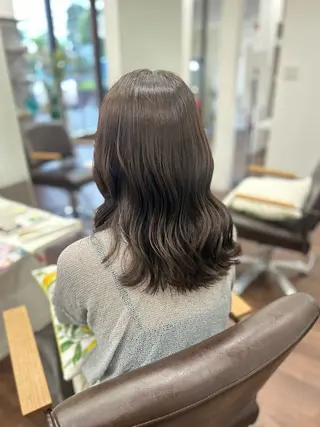 セミロング 🤍 minaのヘアスタイル
