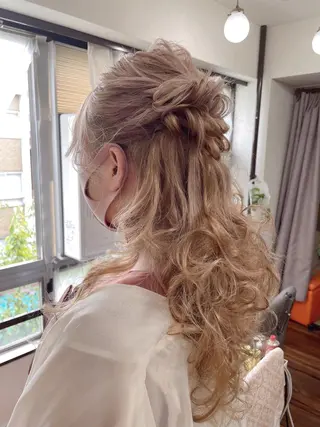 ロング 池谷 久美子のヘアスタイル