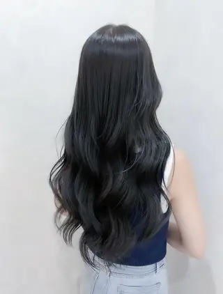 ロング カラー 透明感カラー／韓国 レイヤーmomokaのヘアスタイル