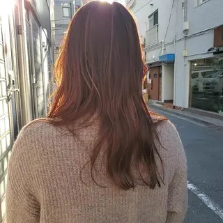 ロング カラー 南里  梨奈のヘアスタイル