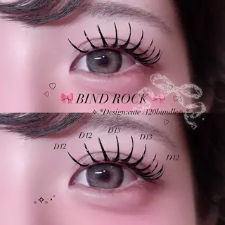 マツエク・マツパ 🎀束感/上下エク/ 𝙍𝙐𝘼 🎀のマツエク・マツパデザイン