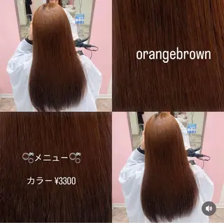 カラー 🍒Megumi /暖色寒色系カラーのヘアスタイル