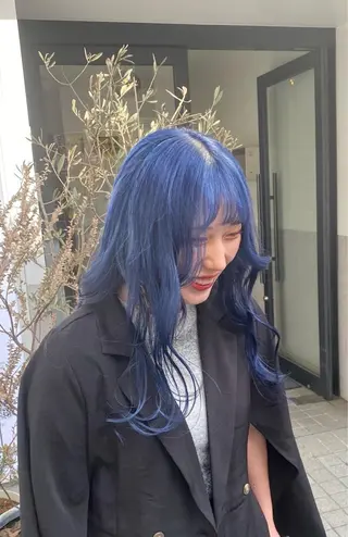 セミロング カラー お洒落カジュアル🍃 まなとのヘアスタイル