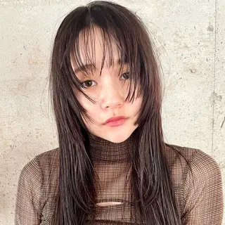 ロング カラー 海外風 ボブ 透明感カラーtowaのヘアスタイル