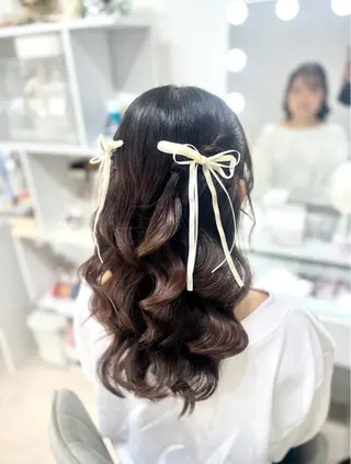 ロング ヘアセット/金山 佐野 妃都美のヘアスタイル