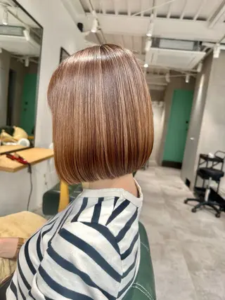 ミディアム カラー キッズ arts茅ヶ崎 エリアNO1髪質改善のヘアスタイル