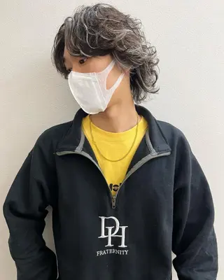 カラー パーマ メンズ 【池袋/スパイキー ショート】ⓝⓘⓜⓤのヘアスタイル