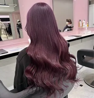 カラー girlな暖色ヘア 🪽🫧ハルナ🎀のヘアスタイル