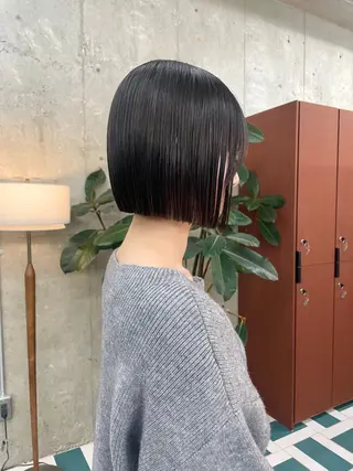 ショート RIN🎀レイヤー/ ボブ/オリーブカラーのヘアスタイル