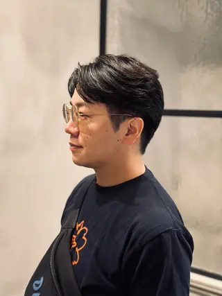 ショート パーマ 池袋センターパート No.1 裕大のヘアスタイル