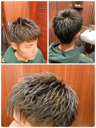 ミディアム ガンバレ原田 航海のヘアスタイル