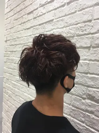 メンズ 傷んだ髪をサラサラに 曲がる縮毛矯正◎高岡のヘアスタイル