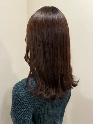 ミディアム 坂 瑞希のヘアスタイル