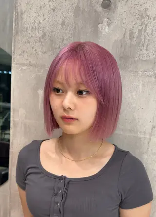ロング カラー ヘアアレンジ 【🥀履歴修正🥀】 ハイトーン職人/拓真のヘアスタイル