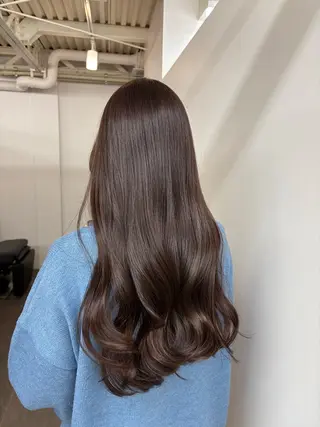 ロング カラー 心斎橋/透明感カラー / ミサキのヘアスタイル