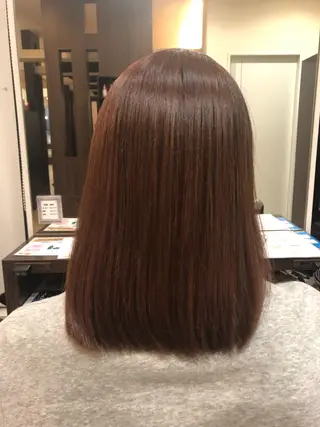 ミディアム 古川 安紀のヘアスタイル