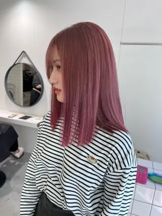 ミディアム カラー トレンドヘア◎ 店長 清原佑太のヘアスタイル