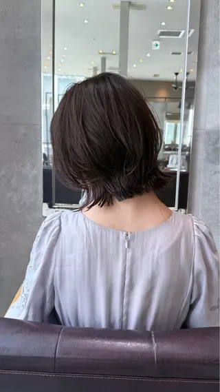 ショート レイヤーカット× 髪質改善カラー 片山のヘアスタイル