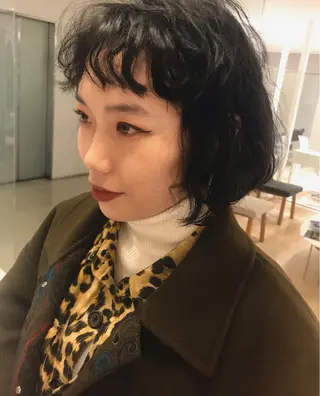 ショート パーマ 髪質改善カラー/ボブ 🌻Mutsumiのヘアスタイル