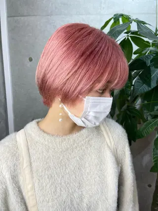 カラー かずくん🦩名古屋 ハイトーン/レイヤーのヘアスタイル