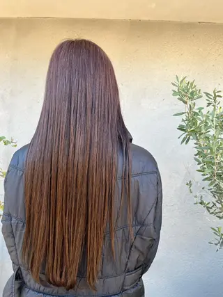 ロング カラー 目黒 彩花のヘアスタイル