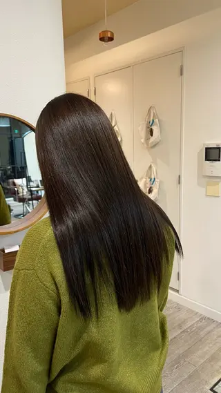 ロング カラー ミディアムレイヤー/ 艶カラー🎀 emiのヘアスタイル
