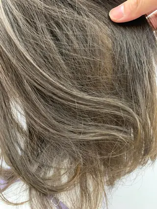 ミディアム カラー 縮毛矯正×髪質改善 店長　DAITOのヘアスタイル
