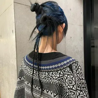 ロング カラー Mizobe misakiのヘアスタイル