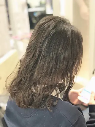 ミディアム カラー イメチェン☆丁寧接客 田中 優貴のヘアスタイル