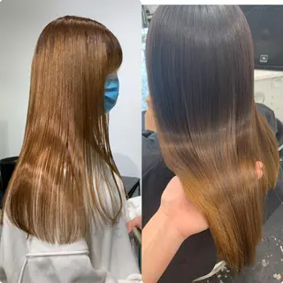 ロング カラー パーマ ヘアアレンジ メンズ ブリーチ　ハイトーン 特化🌈フジタハルキのヘアスタイル