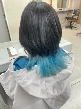 ミディアム カラー 松村 友里圭のヘアスタイル