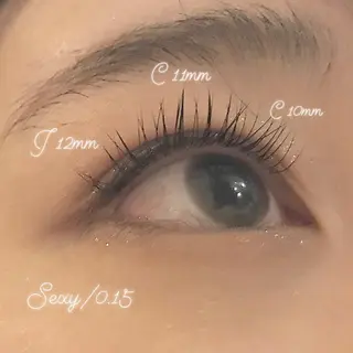 マツエク・マツパ Aya 🖤Be__ 中目黒のマツエク・マツパデザイン