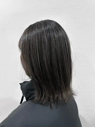 カラー SALOWIN 新宿三丁目me+所属・レイヤー/ボブ/ パーマ/HARUKAのヘアスタイル