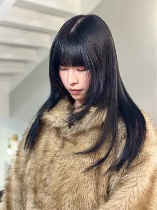 ロング カラー パーマ 広島/美髪矯正/ 髪質改善/tamのヘアスタイル