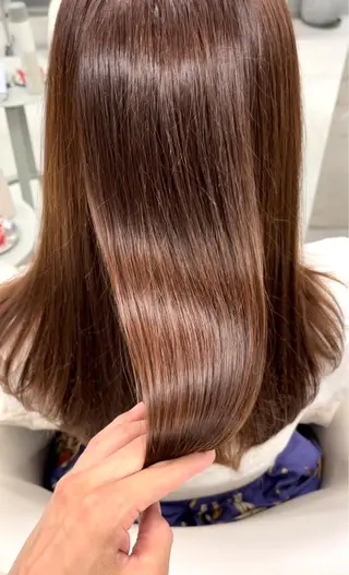 ロング カラー パーマ 滝沢 嵩大のヘアスタイル