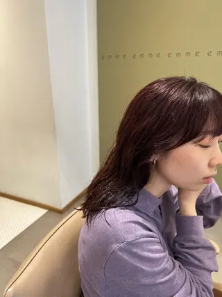 ロング カラー メンズカット /パーマ🍀田畑玖音のヘアスタイル