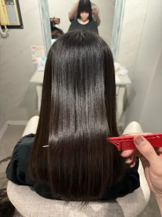 セミロング 西宮市で髪質改善 縮毛矯正特化のヘアスタイル