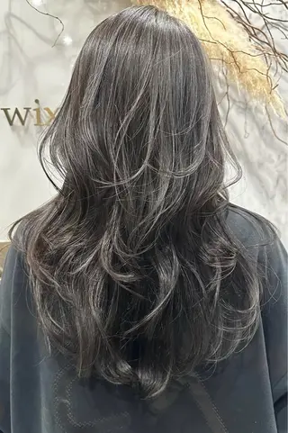 ロング レイヤー/美髪カラー 🫧名古屋YURIのヘアスタイル