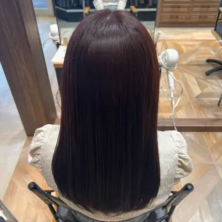 カラー 暖色カラーAYAKA 🍒🕰🤎のヘアスタイル