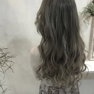ロング カラー パーマ ヘアアレンジ メンズ キッズ kobayashi $hogoのヘアスタイル