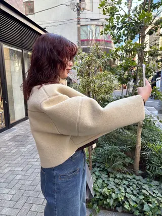 ミディアム カラー eri kinjoのヘアスタイル