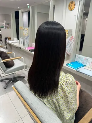 ロング パーマ CRECE💫永尾 胡桃のヘアスタイル