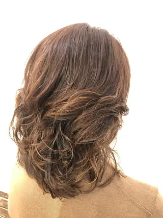 ミディアム 髪質改善美容師🐥 艶だし職人/薄野大輔のヘアスタイル